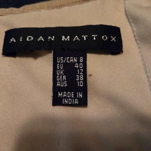 Aiden Mattox Luxurious Gold Beaded Gown - Picture 8 of 10